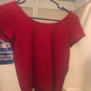 Red Poetry top